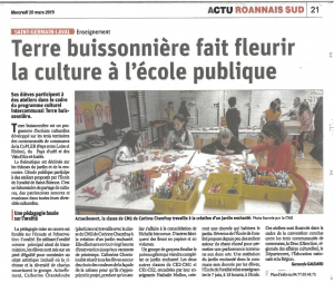 article : Terre buissonnière fait fleurir la culture à l'école publique