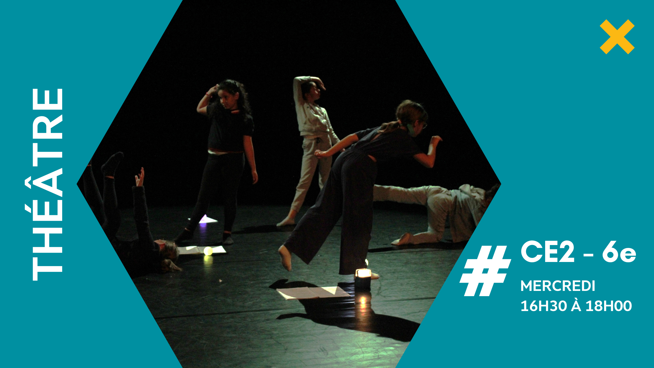 Lire la suite à propos de l’article Atelier saison 2024/25 – Théâtre CE2-6e